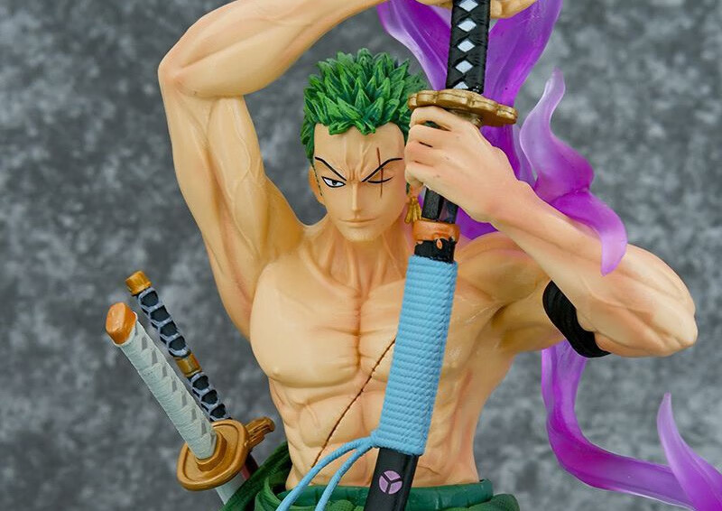 海贼王草帽军团gk拔刀索隆 索隆 手办模型摆件周边玩具 拔刀索隆 (高