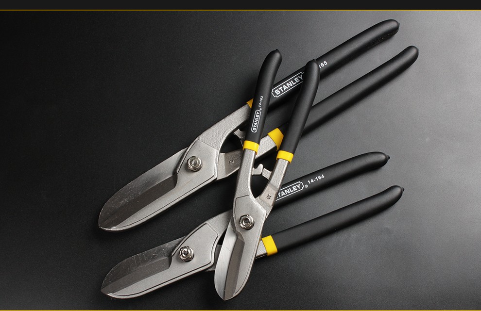 史丹利stanley铁皮剪工业剪铁丝网吊顶龙骨剪不锈钢剪白铁皮剪子铁皮