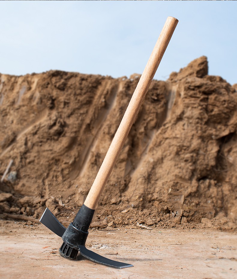 挖笋专用锄头挖冬笋神器镐斧两用挖地竹笋树桩户外多功能工具洋镐挖笋