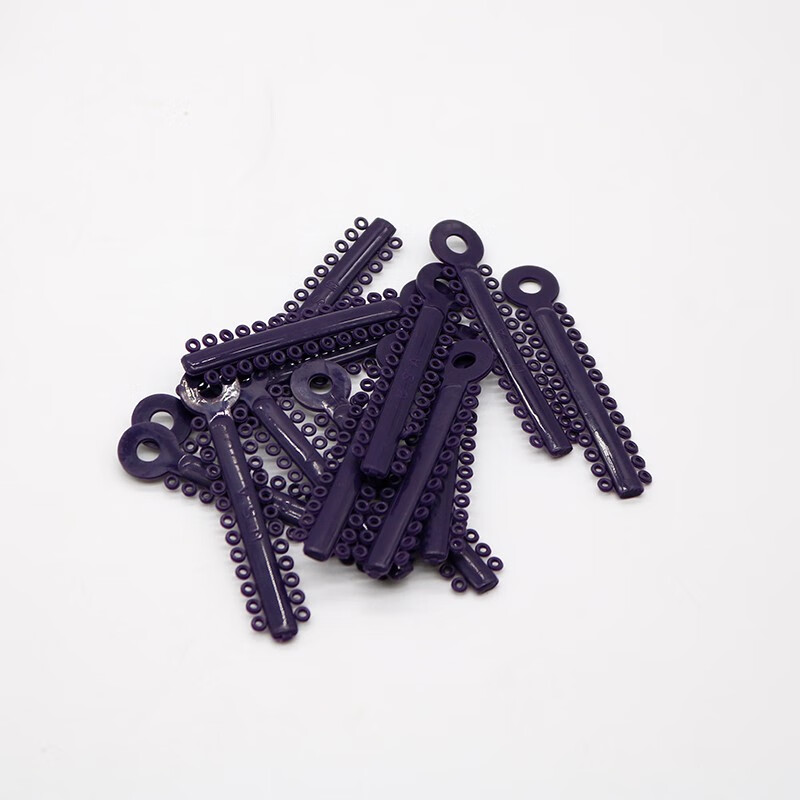 牙科正畸结扎圈橡皮圈结扎圈口腔正畸材料透明彩色 浅灰色 40支2f包