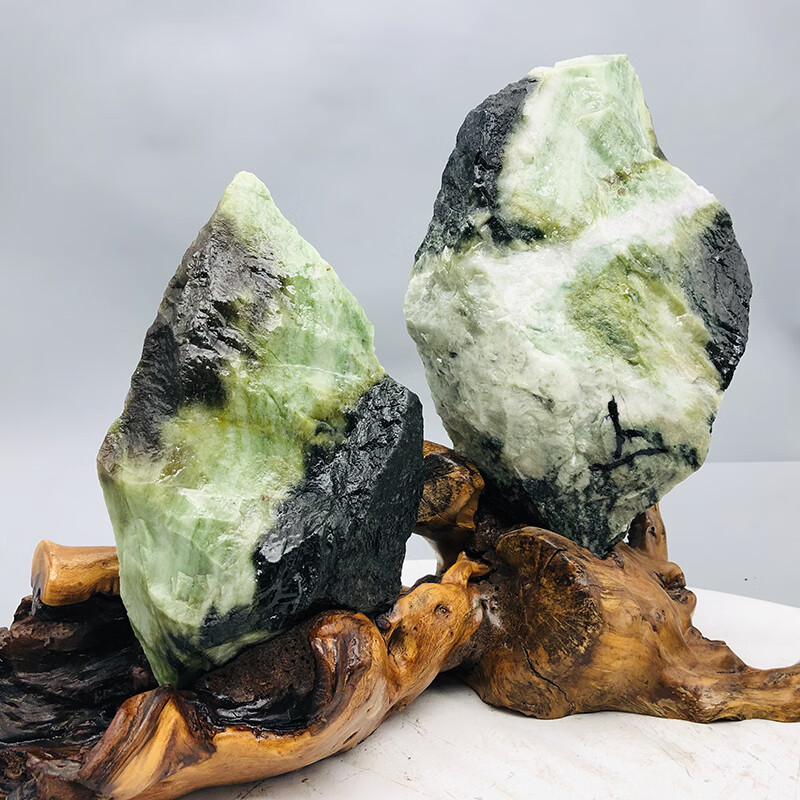 珠宝严选独山玉中国四大名玉怡景原石挂件手把件件摆件115斤艺潇珠宝y