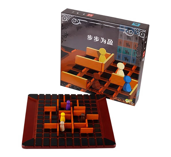 桌游步步为营游戏棋卡牌 兔子围城围追堵截 玩具亲子桌面游戏六一儿童