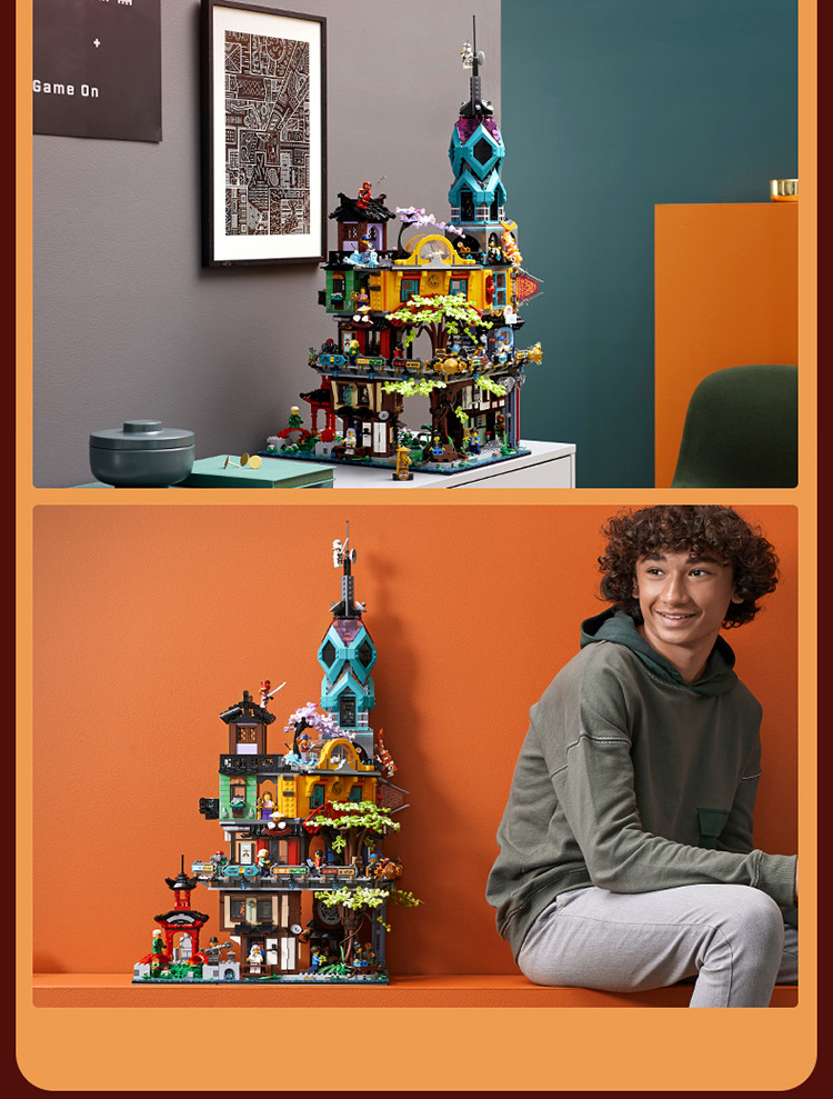 【保税仓发货】乐高 lego 积木 幻影忍者71741 忍者花园 d2c旗舰店