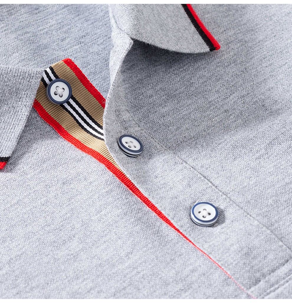 清凉一夏ferreroross男士2022春夏轻薄时尚商务休闲t恤polo衫hs213115