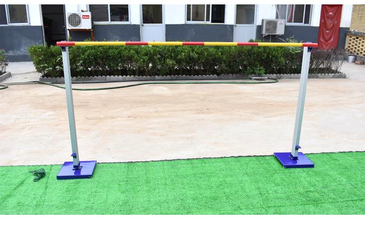 跳高架 移动式铝合金跳高架 加厚升降可调田径运动器材 铝合金跳高架