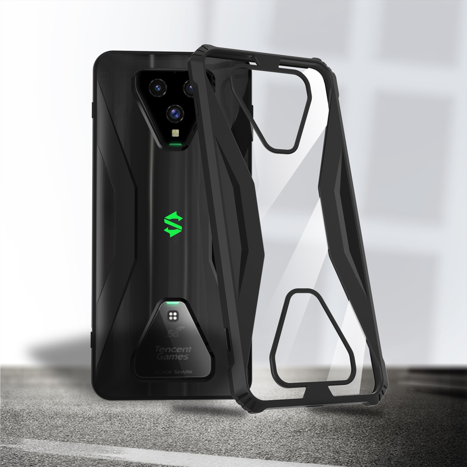 欧格曼 适用黑鲨3手机壳黑鲨3s手机壳tx黑鲨3pro手机壳3代游戏硅胶软