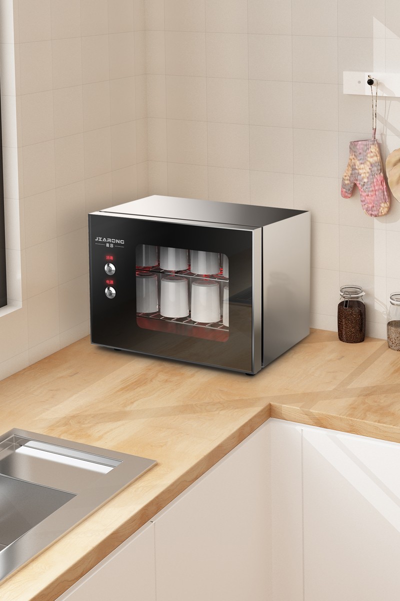 美示茶具茶杯杯子专用消毒柜小型台式家用商用迷你办公室幼儿园壁挂式