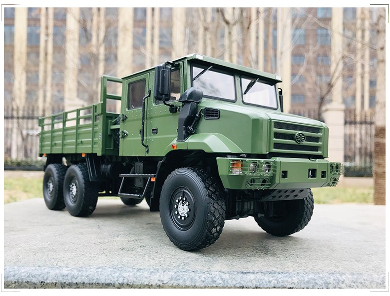 现货原厂124一汽解放mv3胜虎军车军事卡车越野运兵车合金卡车模型车模