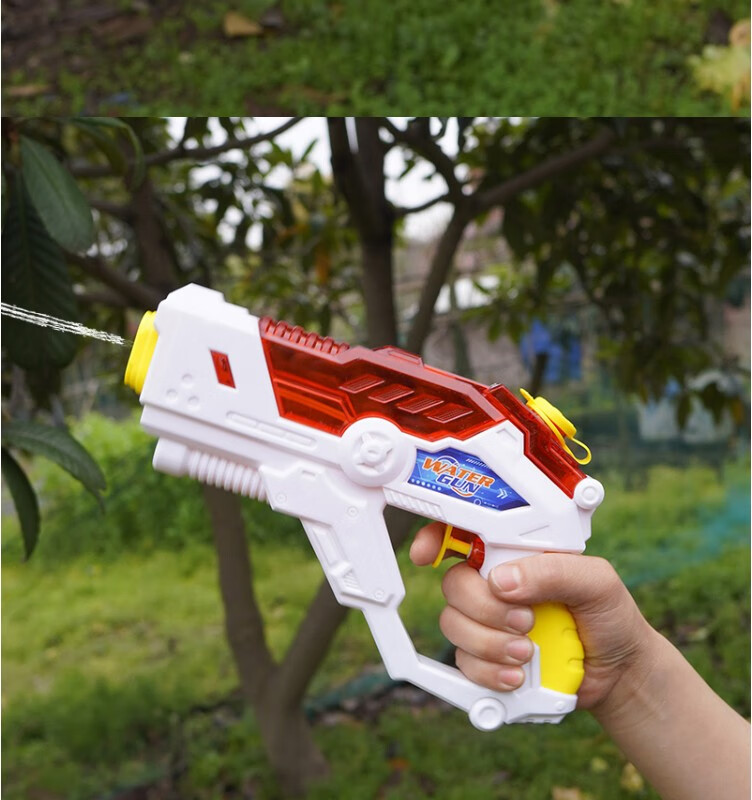 高压远射儿童单手玩具滋水枪男女孩子36岁宝宝沙滩喷水神器混合2支