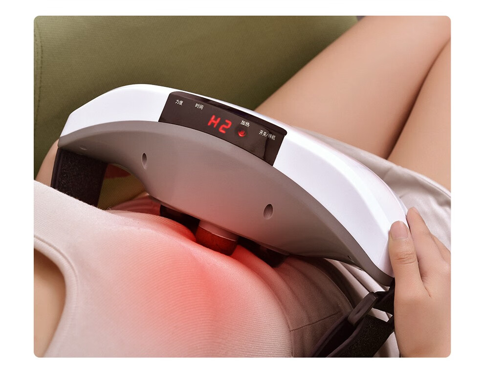 摩欧砭石揉腹仪腹部按摩器按摩仪揉腹仪砭石揉肚子按摩自动揉腹仪砭石