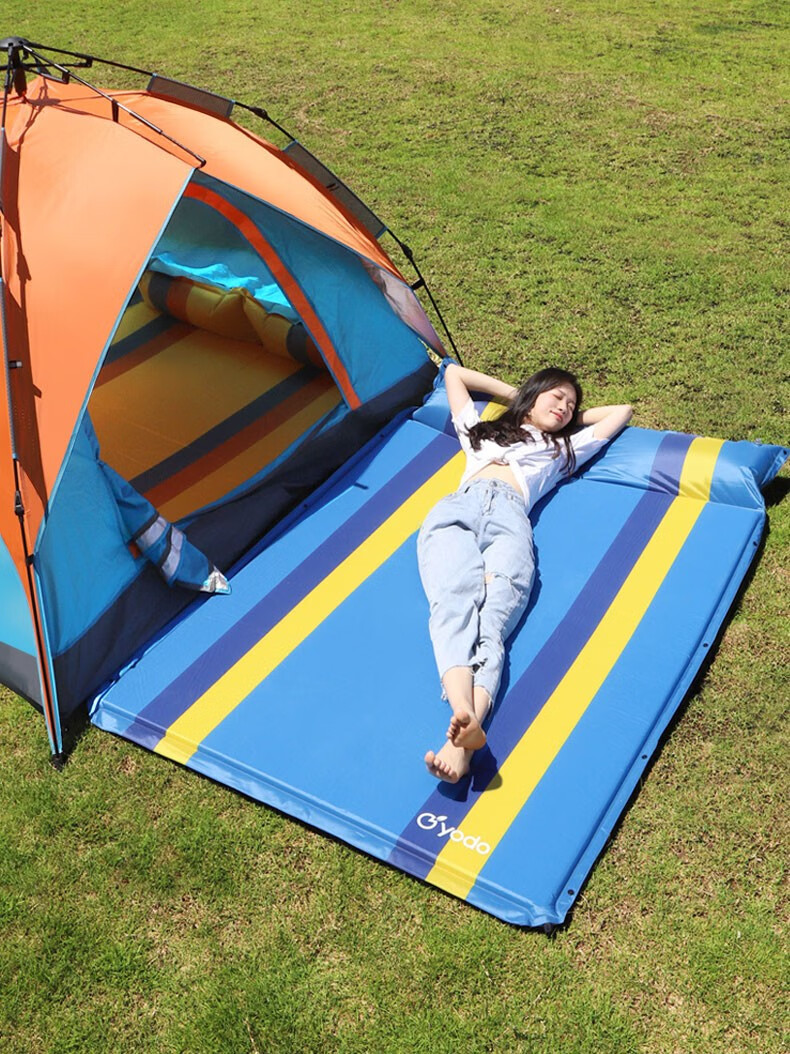 悠度yodo自动充气垫户外帐篷睡垫床垫加厚防潮垫野外单人双人地垫露营
