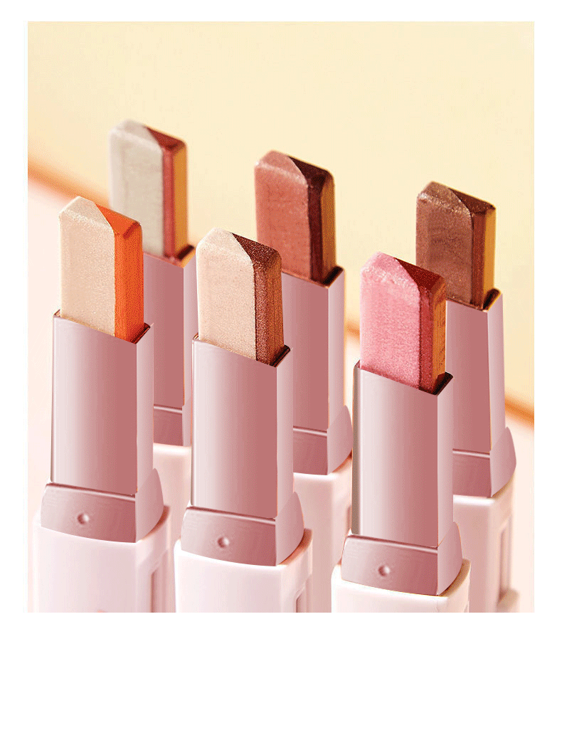 森溪双色眼影棒盘大地色笔懒人珠光闪粉防水初学者一抹成型网红款06