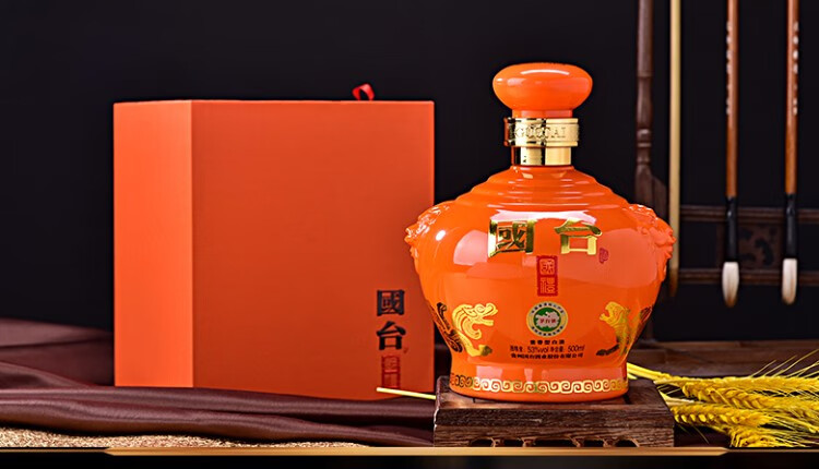 国台国台国礼酒500ml坛装53度酱香型白酒6瓶整箱装