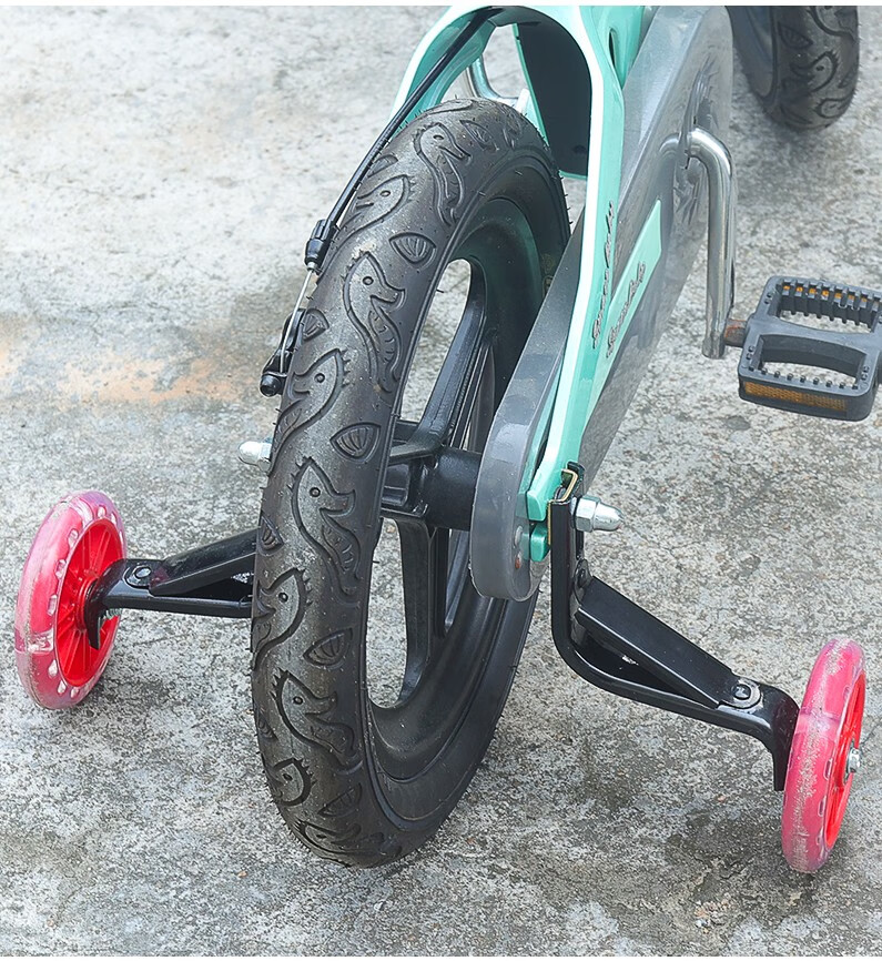 儿童自行车辅助轮通用14161820寸儿童车脚撑支架平衡小轮小孩单车侧轮