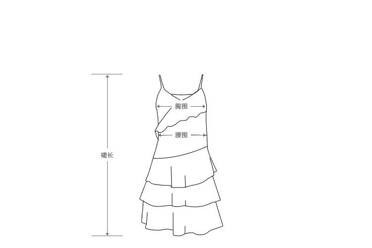 【哥弟a500135】哥弟女装复古百搭豹纹吊带连衣裙收腰蛋糕短裙a500135