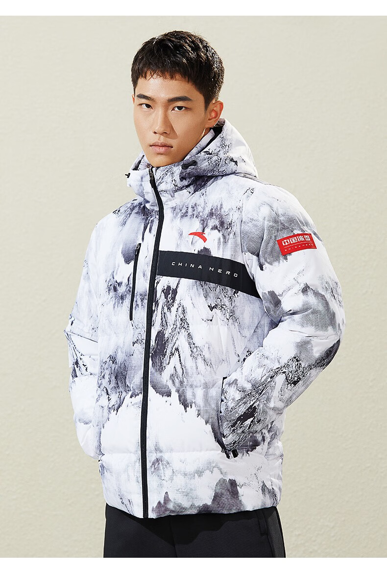 安踏(anta) 炽热科技丨中国冰雪国家队羽绒服武大靖同款男2022秋冬季