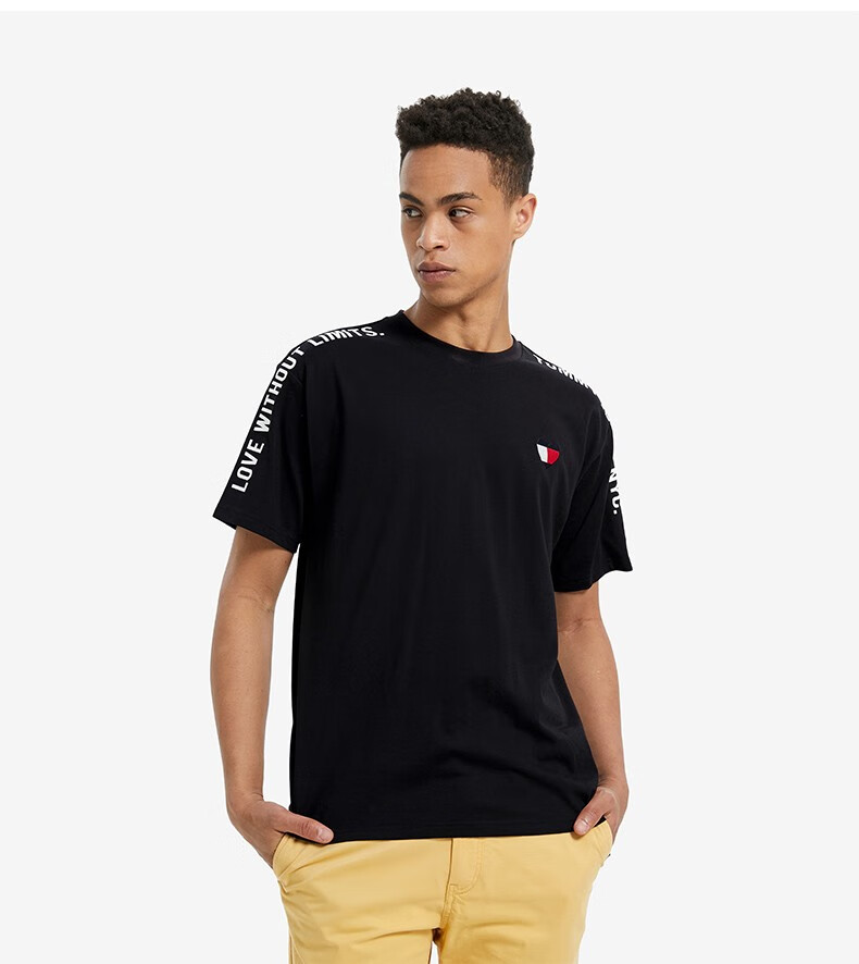 tommy jeans男装【520系列】男女同款情侣21纯棉绣标短袖t恤11789