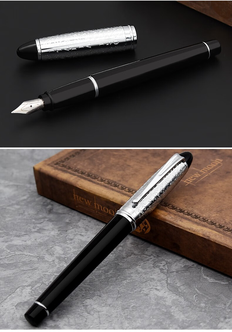 奥罗拉意大利aurora钢笔ipsilon意普西伦150周年纪念镀铬装饰黑杆镀铬