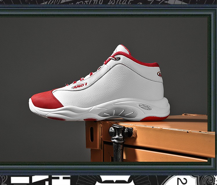 and1篮球鞋男taichi球鞋高帮中帮实战卡特运动鞋aaa030240红色40
