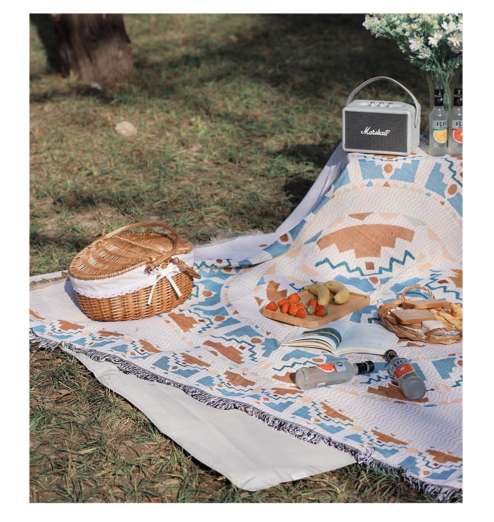 梦花园fantasygarden户外野餐毯加厚便携双层防潮地垫布露营用品熹微