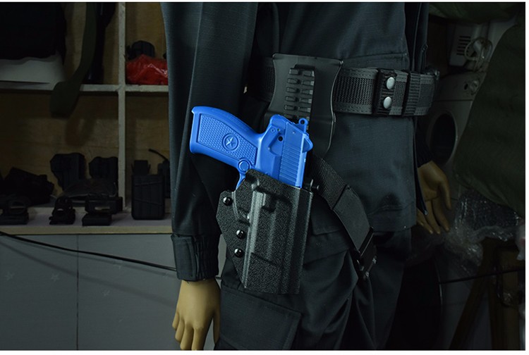 雪峰狐 92快拔套 92g战术k板下沉腰腿套通用可旋转无锁快拔套92改枪套