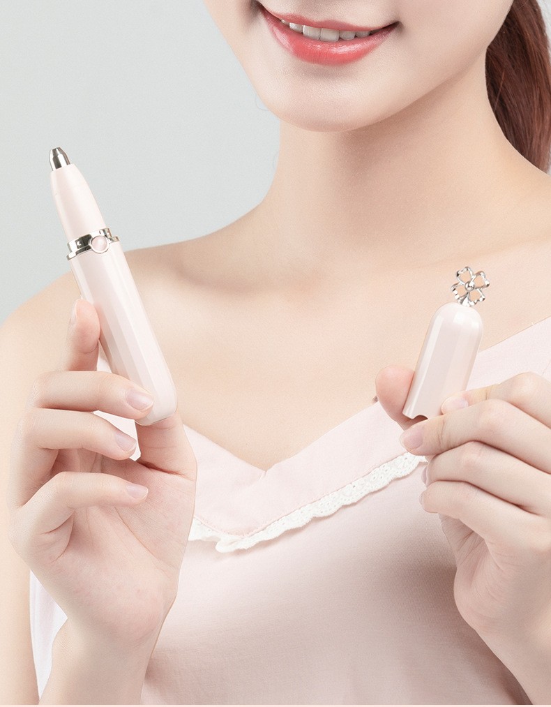 电动修眉刀女男用自动修眉修剪器刮眉刀美容仪器修剪器剃眉刀达英医研