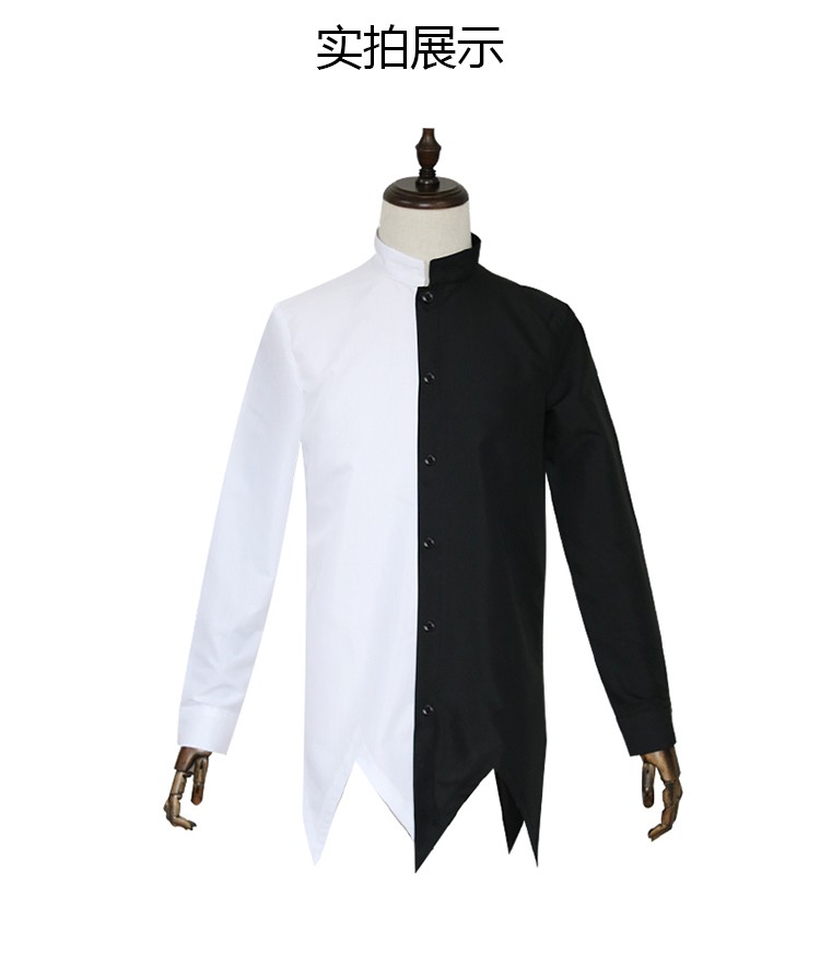 双勉家2021托雷基亚衬衣人间体衣服同款衬衫黑白泰迦cosplay特雾崎