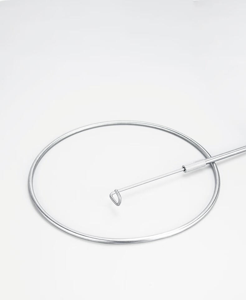 大七304不锈钢加粗滚铁环推铁圈怀旧玩具儿童手推圆环滚铁圈铁环可