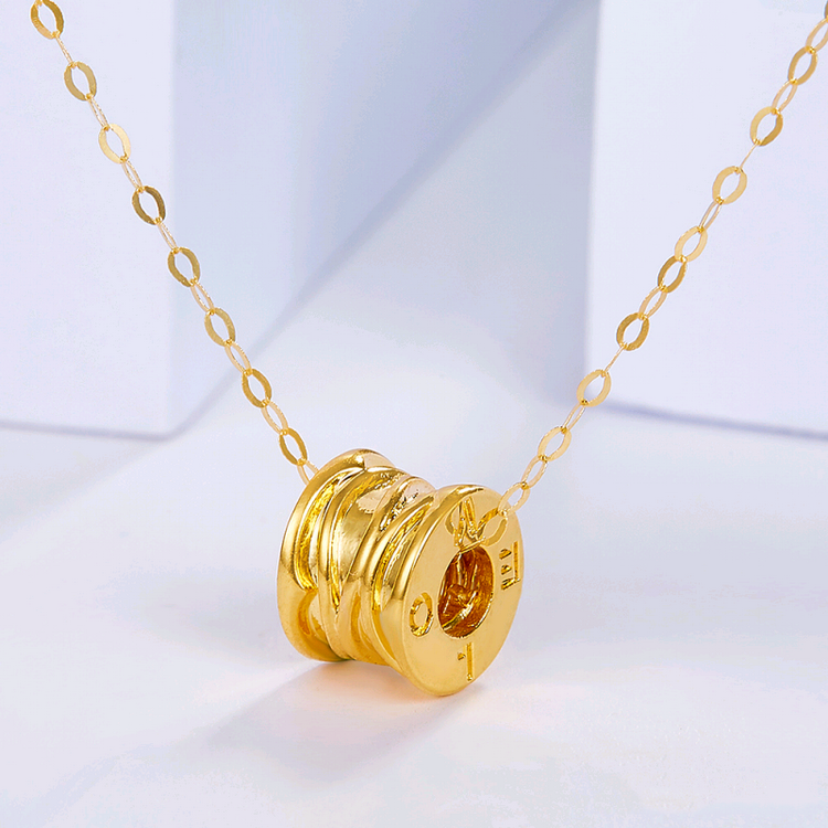 阿玛莎5d硬18k玫瑰金摩天轮小蛮腰吊坠 18k黄金 单坠