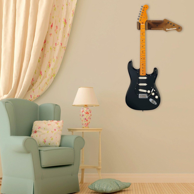 挂架背带挂钩墙壁架尤克里里琴架挂式民谣吉他吊架实木吉他架子rgh3