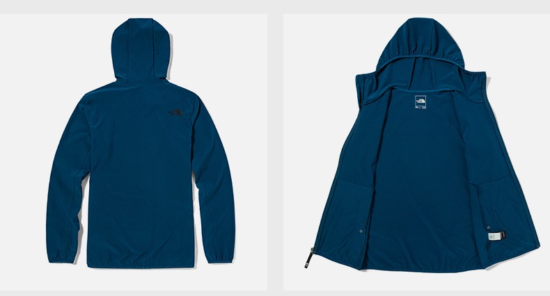 北面皮肤衣男通勤日常轻便休闲舒适防泼水22春夏上新5b3yrg1藏青色s