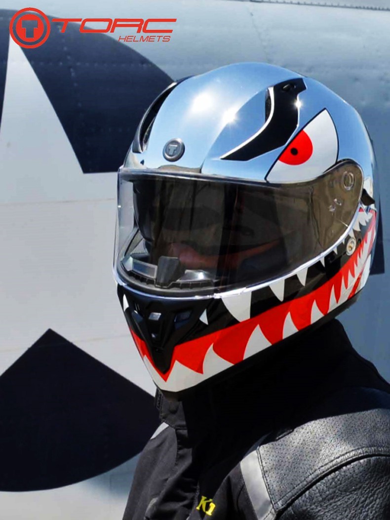 torc头盔摩托车全盔男女四季防雾双镜片春夏季全覆式跑车头盔男机车盔