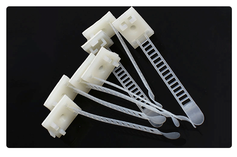 锦云 可调节理线器墙面贴无痕电线固定走线自粘线扣网线卡子收纳免钉