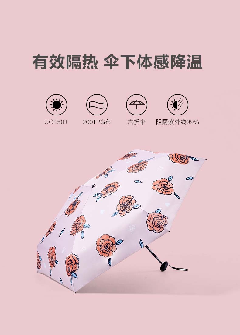 香港香蕉伞bananakiu太阳伞防晒伞小黑伞折叠晴雨伞遮阳伞女防紫外线