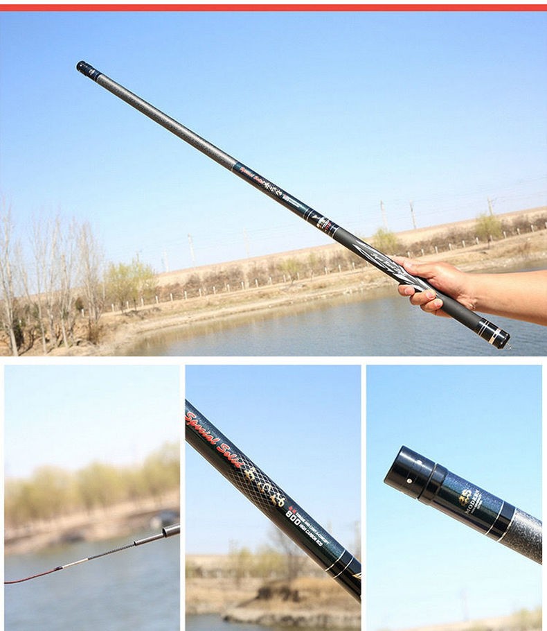钓鱼竿8米9米11米10米12米13米15米超轻超硬28调鲤手竿长节打窝杆大物