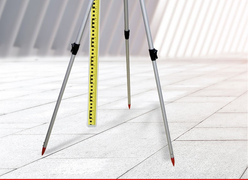 家优梦塔尺水准尺加厚标尺伸缩标高尺测量工具高清加厚双色款5米