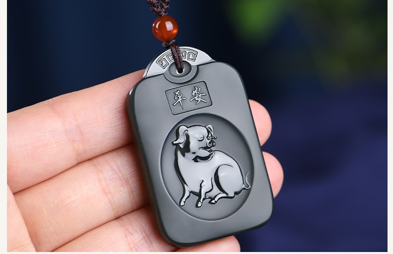 玉悦东海新疆和田玉十二生肖玉吊坠男女士款玉坠玉石玉挂饰玉牌生肖鼠