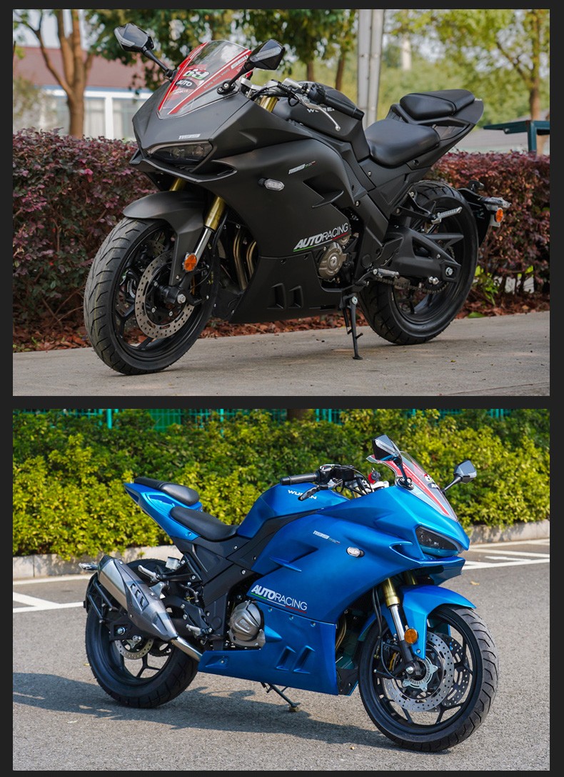 全新蛟龙款摩托车大跑车 国四电喷五本400cc双缸水冷发动机可上牌成人