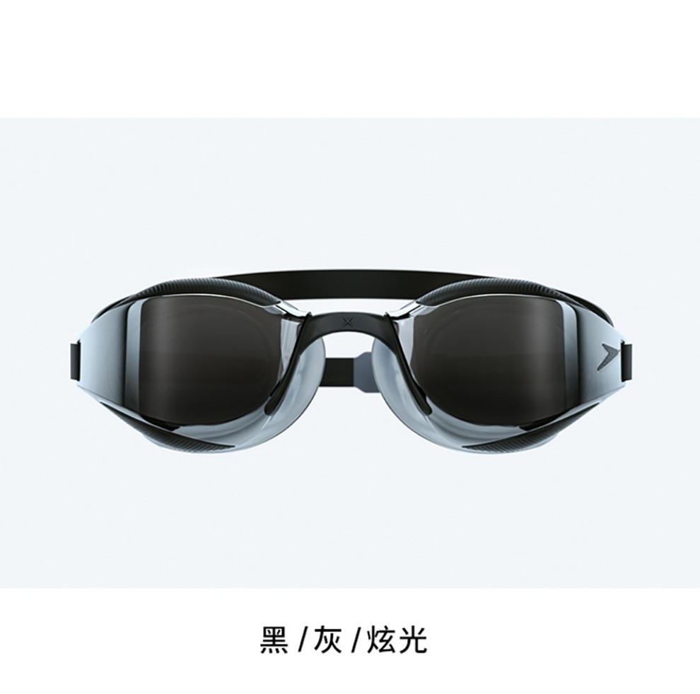速比涛(speedo)新品新一代鲨鱼皮超精英系列泳镜 纯视男女士通用镀膜