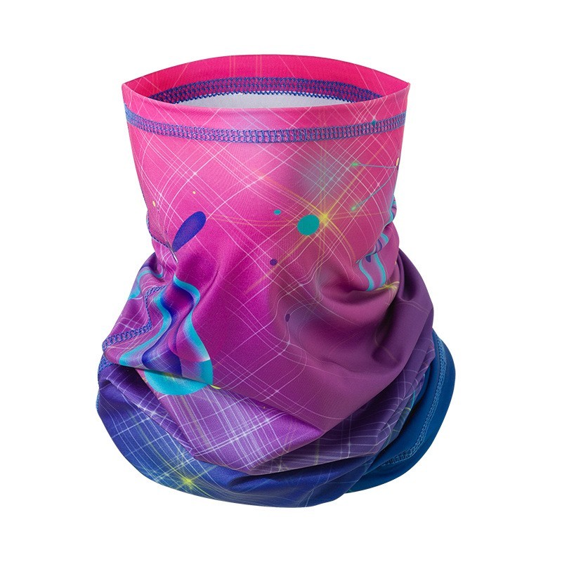 灵虬冰丝脖套头巾夏季防晒面罩围脖套魔术头巾男女钓鱼透气骑行面巾罩