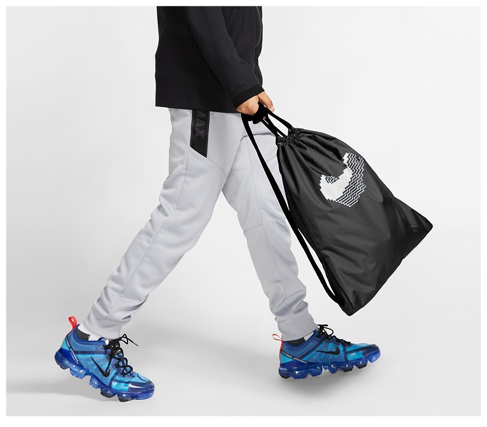 耐克nike抽绳包运动健身双肩背包足球鞋收纳袋双肩束口袋cu9646320浅