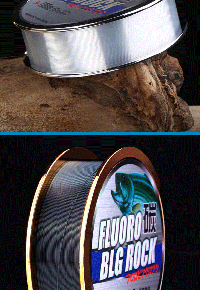 碳素鱼线路亚主线前导线100米钓鱼线筏钓海钓纯碳线路亚线超强耐磨