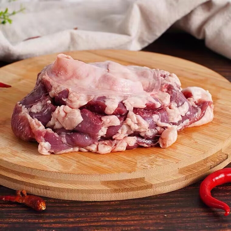 【京鲜达】新鲜冷冻猪护心肉 生鲜烧烤 隔膜肉 膈肌肉 罗隔肉 6斤