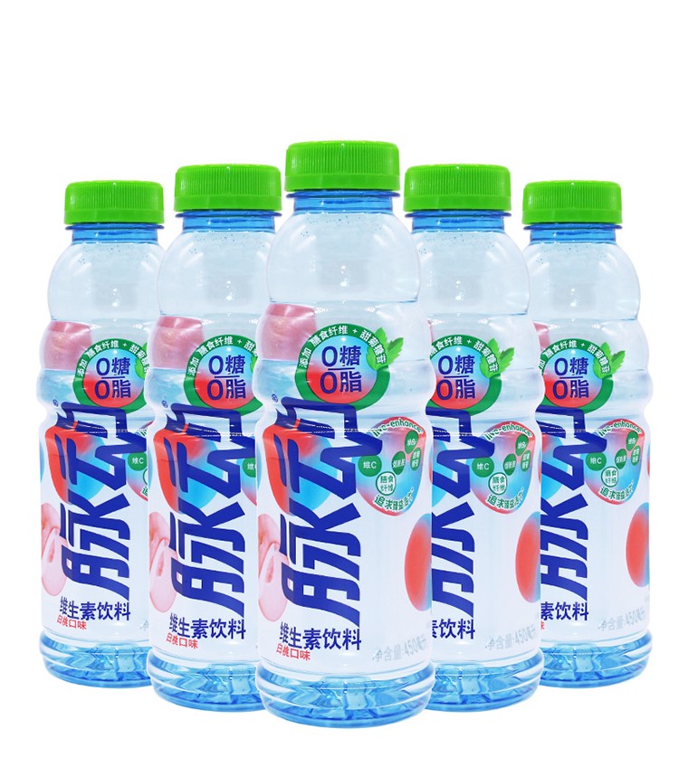 脉动白桃口味香水柠檬口味450ml15瓶整箱维生素饮料桃子口味400ml15瓶