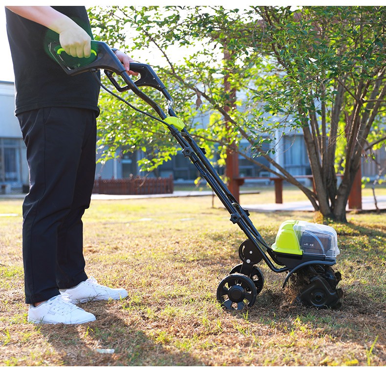 电动松土机微耕机翻地小型犁地机家用翻土器挖地果园耕地机农用 1500w