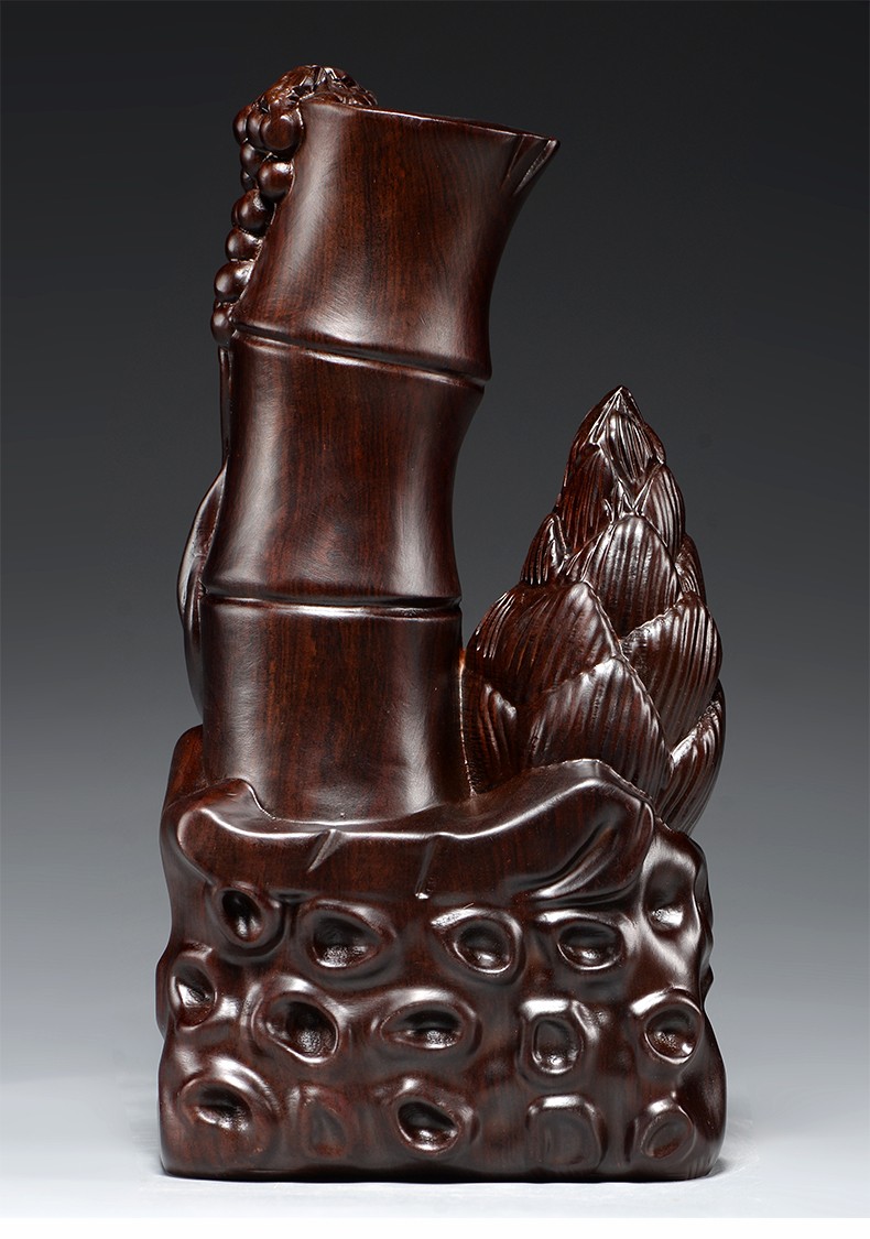 艺永轩木雕节节高升竹子