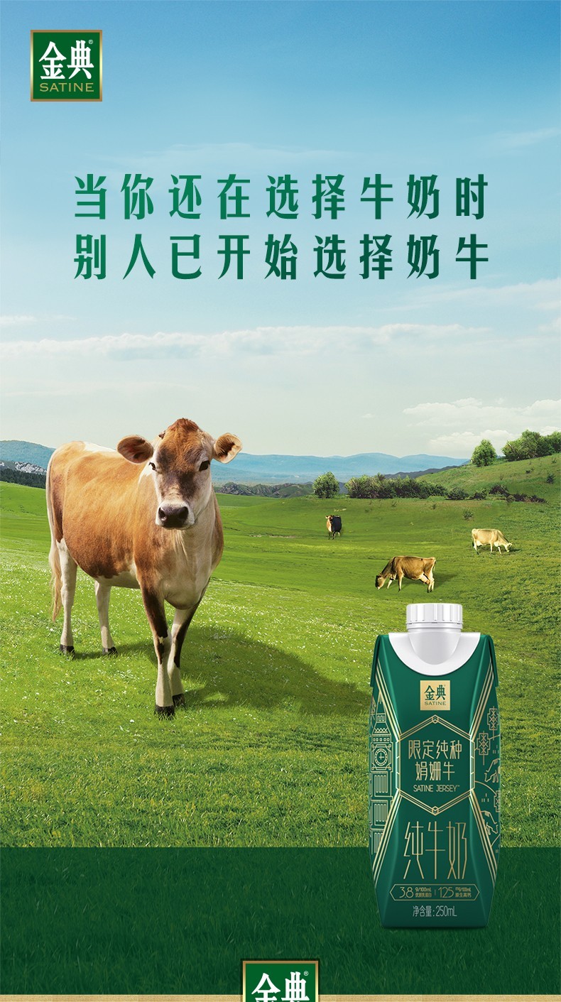 秋冬限定伊利金典娟姗纯牛奶春夏限定高端纯牛奶学生儿童成人营养早餐