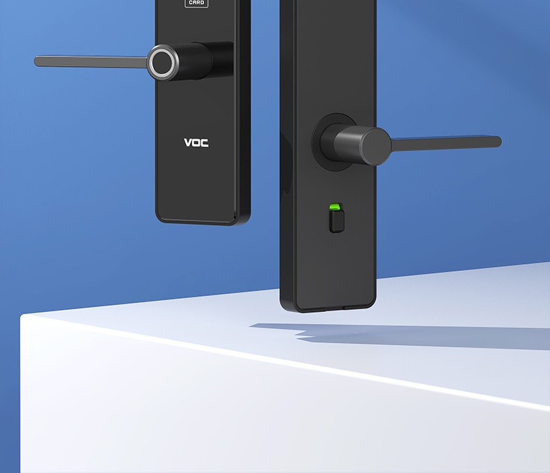 voc指纹锁智能门锁家用防盗门木门电子密码锁指纹锁app远程智控x6星辰