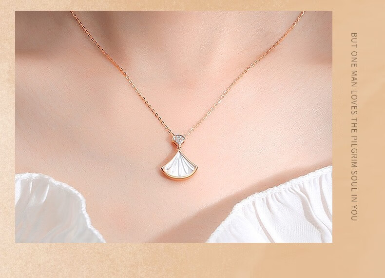 弗莱德雷顿一贝子18k金项链七夕情人节礼物送女友女朋