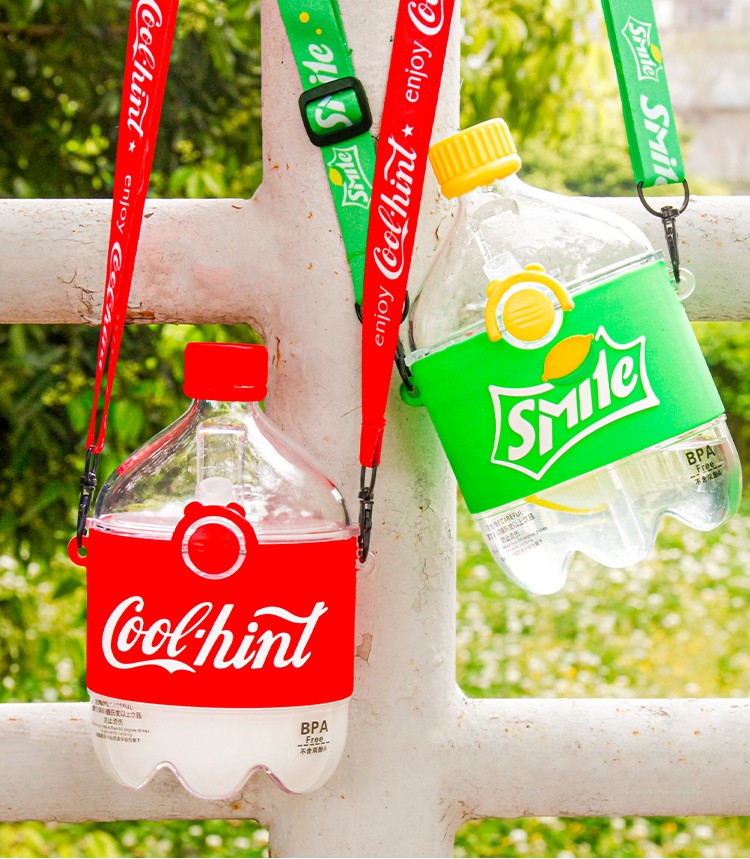 美国cupmystery水杯子女吸管杯进口tritan斜跨提绳男上班族学生儿童